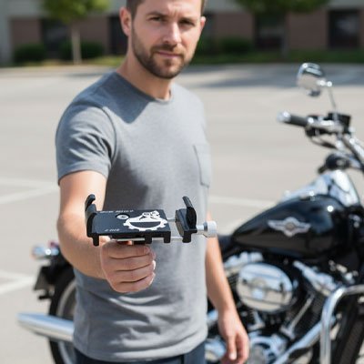 Support moto pour téléphone | WaterRide
